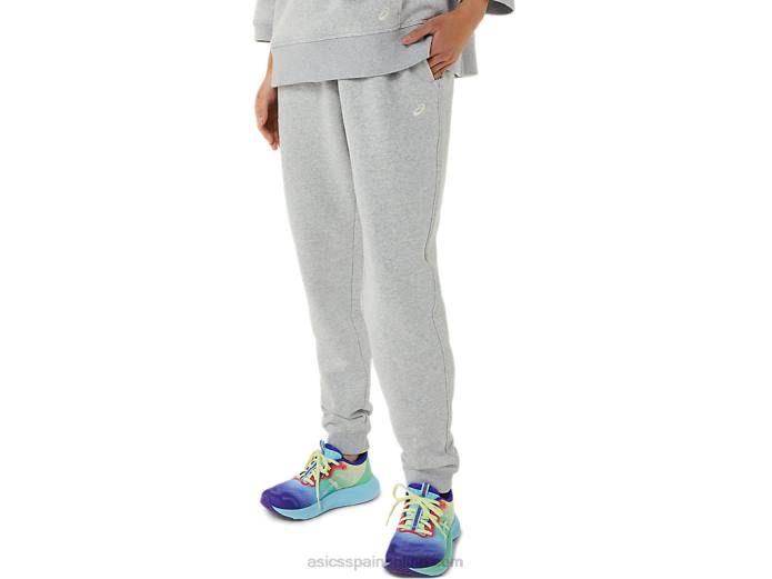 Jogger de polar Sunday para mujer Asics 4L683305 brezo gris claro