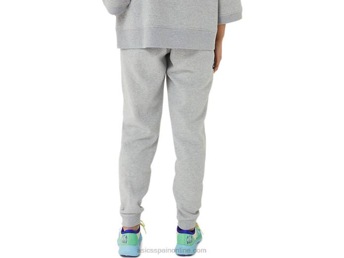 Jogger de polar Sunday para mujer Asics 4L683305 brezo gris claro