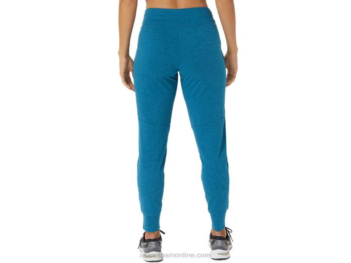 Jogger técnico para mujer Asics 4L682817 tinte espacial verde azulado de aguas profundas