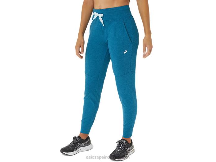 Jogger técnico para mujer Asics 4L682817 tinte espacial verde azulado de aguas profundas
