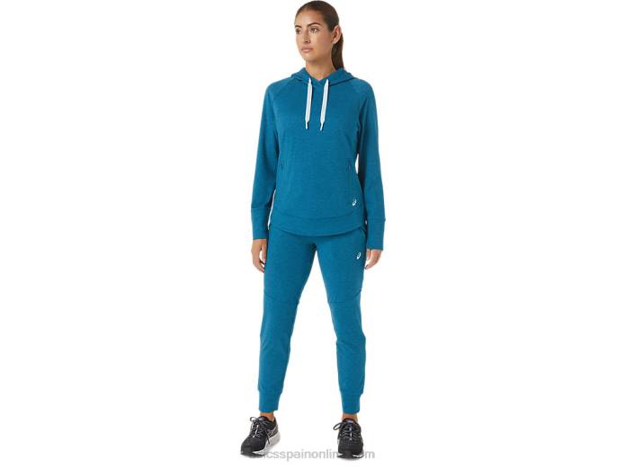 Jogger técnico para mujer Asics 4L682817 tinte espacial verde azulado de aguas profundas