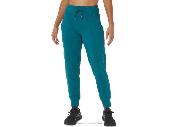 Jogger técnico para mujer Asics 4L682834 tinte espacial de pino aterciopelado/mar calmante