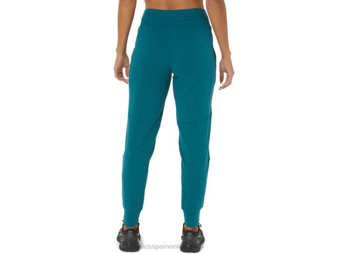 Jogger técnico para mujer Asics 4L682834 tinte espacial de pino aterciopelado/mar calmante