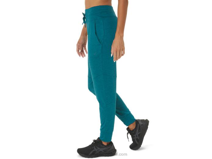 Jogger técnico para mujer Asics 4L682834 tinte espacial de pino aterciopelado/mar calmante