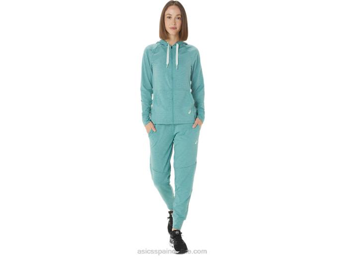 Jogger técnico para mujer Asics 4L683394 tinte espacial de salvia