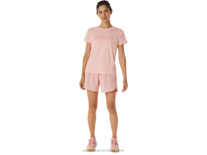 camino de las mujeres 5.5in corto Asics 4L682744 rosa helada