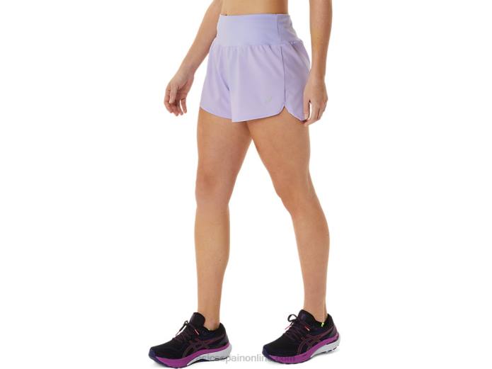 carretera mujer 3.5in corto Asics 4L683009 vapor