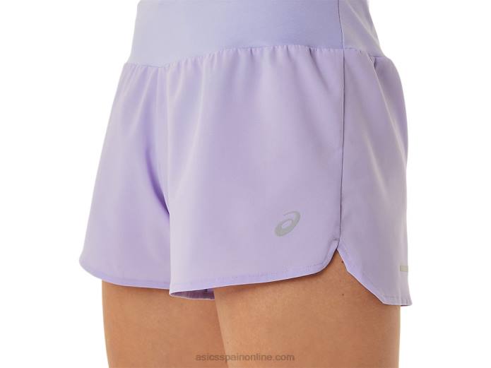 carretera mujer 3.5in corto Asics 4L683009 vapor