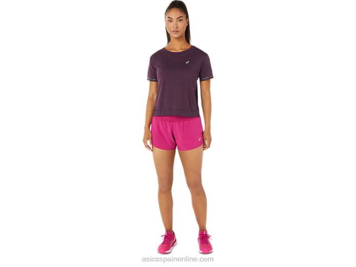 carretera mujer 3.5in corto Asics 4L683448 rojo fucsia