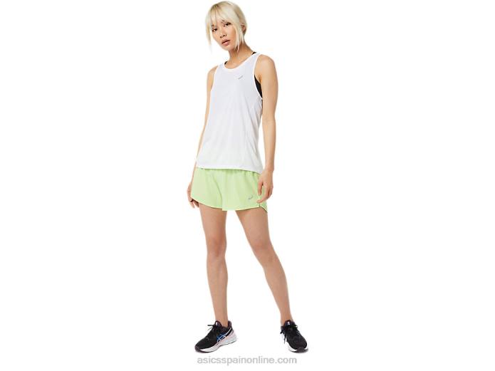 carretera mujer 3.5in corto Asics 4L683462 verde lima