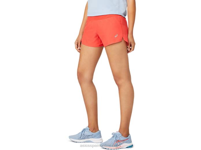 carretera mujer 3.5in corto Asics 4L683804 Toronja rosa