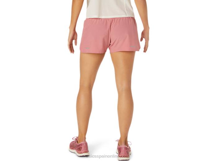 carretera mujer 3.5in corto Asics 4L683814 rosa ahumado