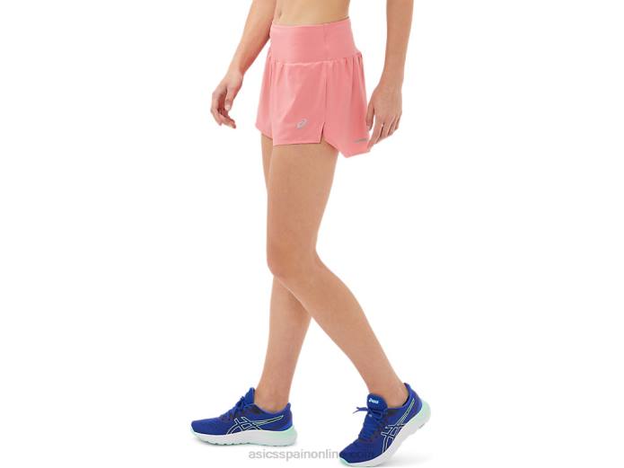 carretera mujer 3.5in corto Asics 4L683972 pétalo de durazno