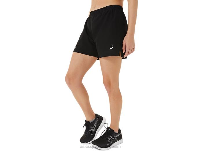 conjunto completo de mujer 3in short wch Asics 4L683219 rendimiento negro