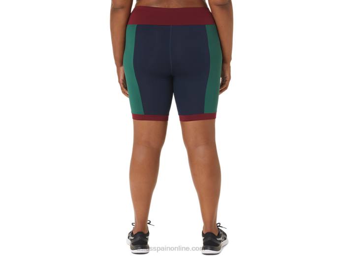 la nueva motociclista fuerte reutilizada para mujer Asics 4L683368 azul marino/cardenal/bosque