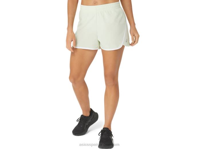 pantalón corto 2.0 pr lyte de 2,5 pulgadas para mujer Asics 4L682172 susurro verde