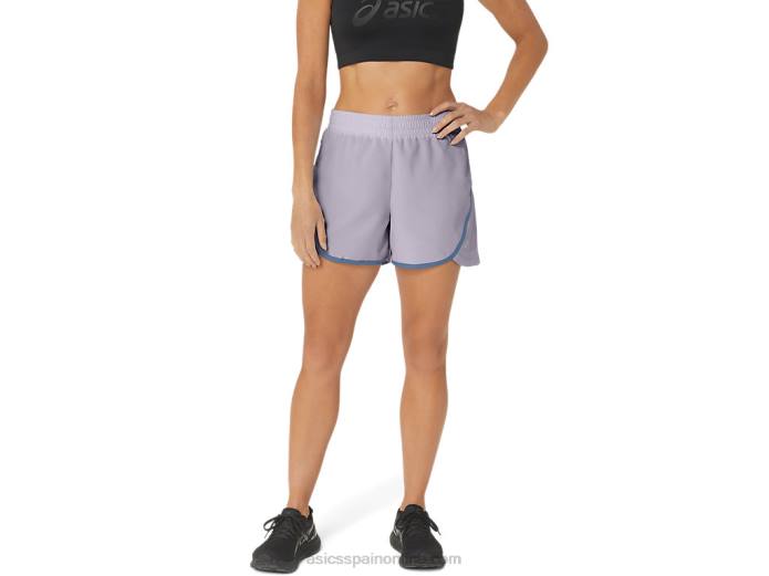 pantalón corto 2.0 pr lyte de 4 pulgadas para mujer Asics 4L682364 violeta anochecer