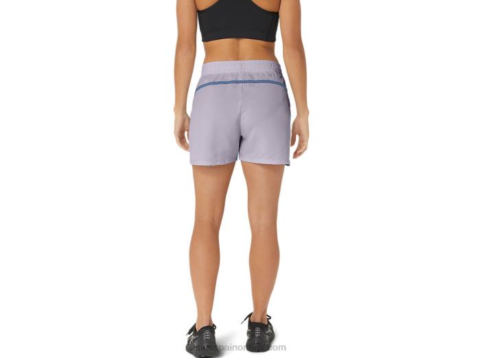 pantalón corto 2.0 pr lyte de 4 pulgadas para mujer Asics 4L682364 violeta anochecer