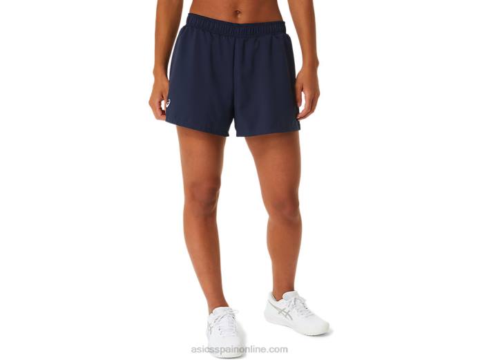 pantalón corto de corte femenino Asics 4L682450 medianoche