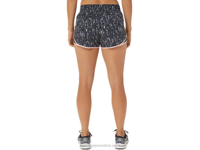pantalón corto de mujer pr lyte de 2,5 pulgadas Asics 4L683024 Japón cepillado rendimiento negro