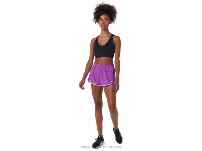 pantalón corto de mujer pr lyte de 2,5 pulgadas Asics 4L683037 orquídea