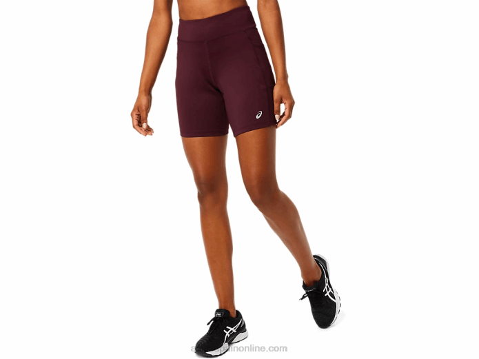pantalón corto de punto de 7 pulgadas para mujer Asics 4L683721 marte profundo