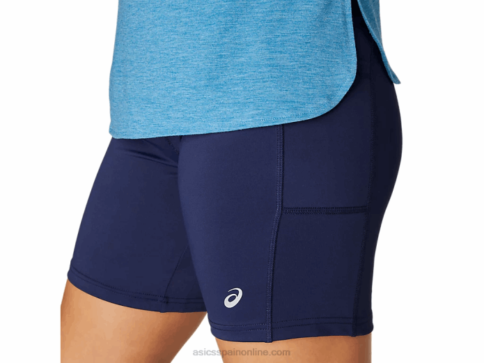 pantalón corto de punto de 7 pulgadas para mujer Asics 4L684113 chaquetón
