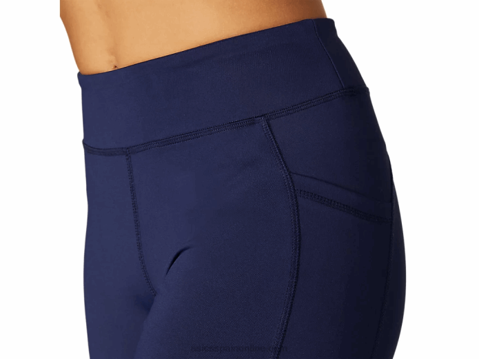 pantalón corto de punto de 7 pulgadas para mujer Asics 4L684113 chaquetón