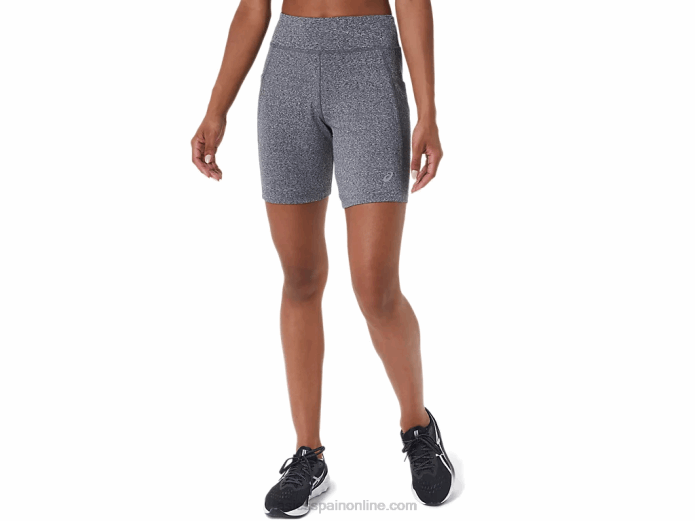 pantalón corto de punto de 7 pulgadas para mujer Asics 4L684137 brezo gris medio