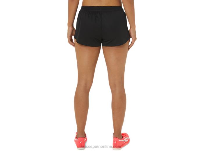 pantalón corto de punto ligero actibreeze para mujer Asics 4L682345 rendimiento negro
