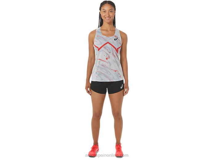 pantalón corto de punto ligero actibreeze para mujer Asics 4L682345 rendimiento negro