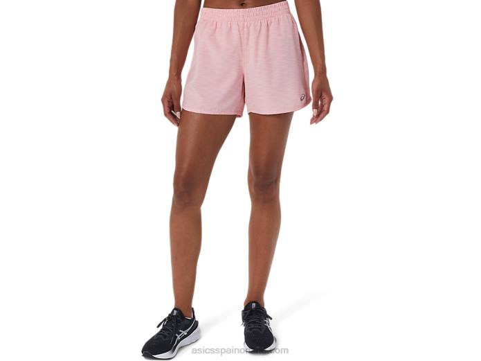 pantalón corto de running de 4 pulgadas Lyte Speed ​​para mujer Asics 4L683116 tinte espacial rosa escarchado