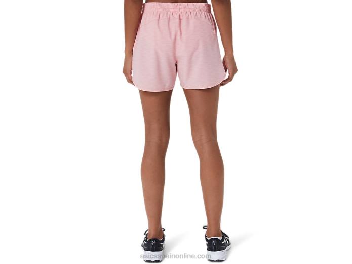 pantalón corto de running de 4 pulgadas Lyte Speed ​​para mujer Asics 4L683116 tinte espacial rosa escarchado