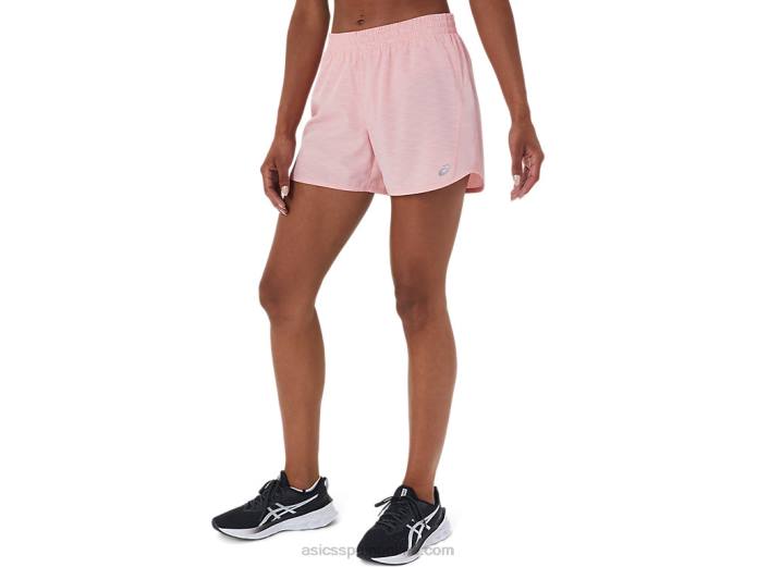 pantalón corto de running de 4 pulgadas Lyte Speed ​​para mujer Asics 4L683116 tinte espacial rosa escarchado
