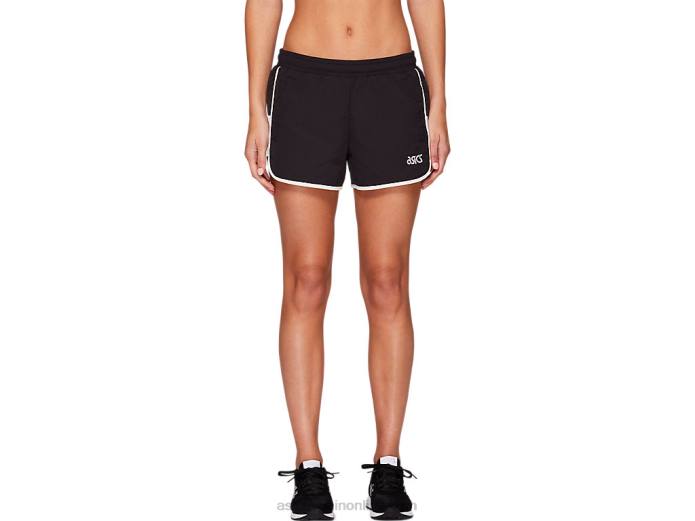 pantalón corto tejido sport moment para mujer Asics 4L684167 rendimiento negro