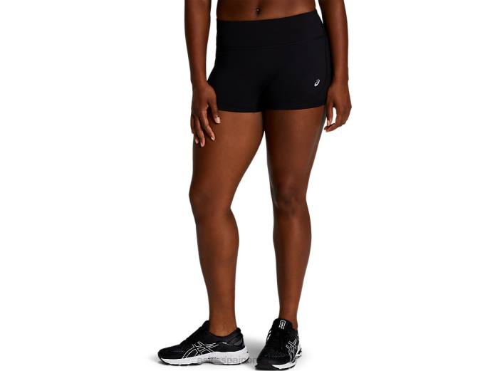 pantalón corto tren 2in mujer Asics 4L684164 rendimiento negro