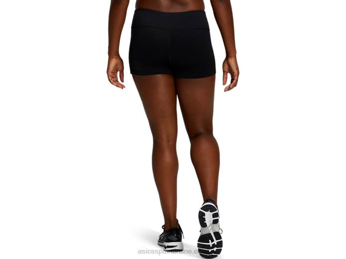pantalón corto tren 2in mujer Asics 4L684164 rendimiento negro