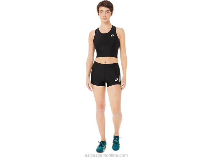 pantalón de chándal para mujer Asics 4L683402 rendimiento negro