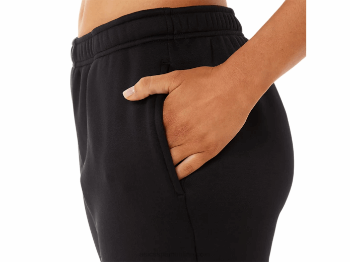 pantalón de mujer de punto cepillado Asics 4L682901 rendimiento negro