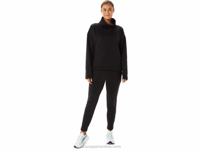 pantalón de mujer de punto cepillado Asics 4L682901 rendimiento negro