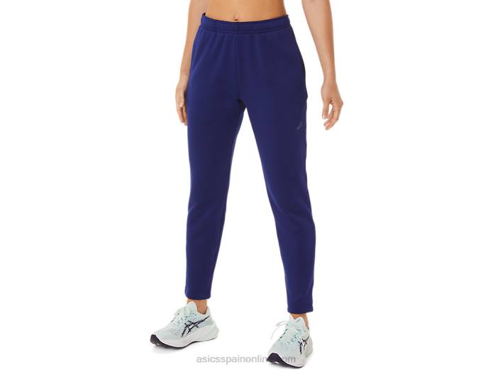 pantalón de mujer de punto cepillado Asics 4L682936 buceo azul