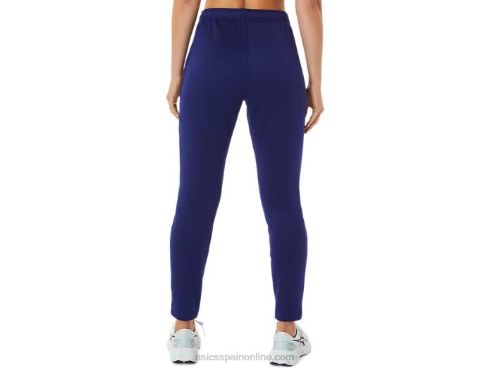 pantalón de mujer de punto cepillado Asics 4L682936 buceo azul