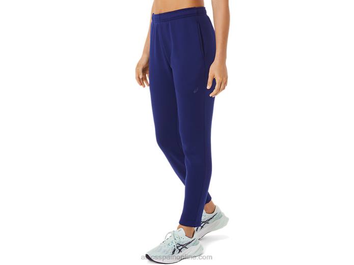 pantalón de mujer de punto cepillado Asics 4L682936 buceo azul