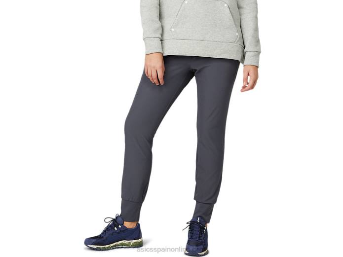 pantalón tapered stretch mujer Asics 4L683640 portador gris
