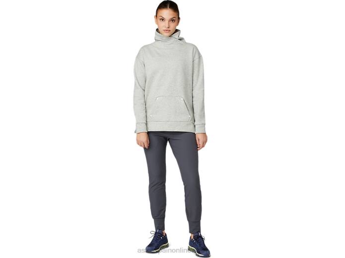 pantalón tapered stretch mujer Asics 4L683640 portador gris
