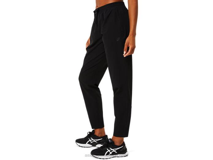 pantalón tapered tejido mujer Asics 4L683769 rendimiento negro
