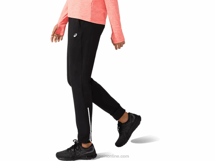 pantalón tapered thermopolis mujer Asics 4L683632 rendimiento negro