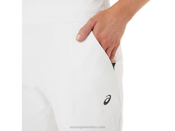 pantalón tenis mujer Asics 4L683275 blanco brillante/negro