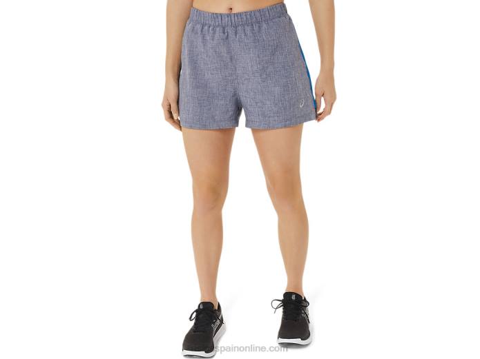 pantalones cortos de 3 pulgadas para mujer Asics 4L682947 unidad de brezo/lago