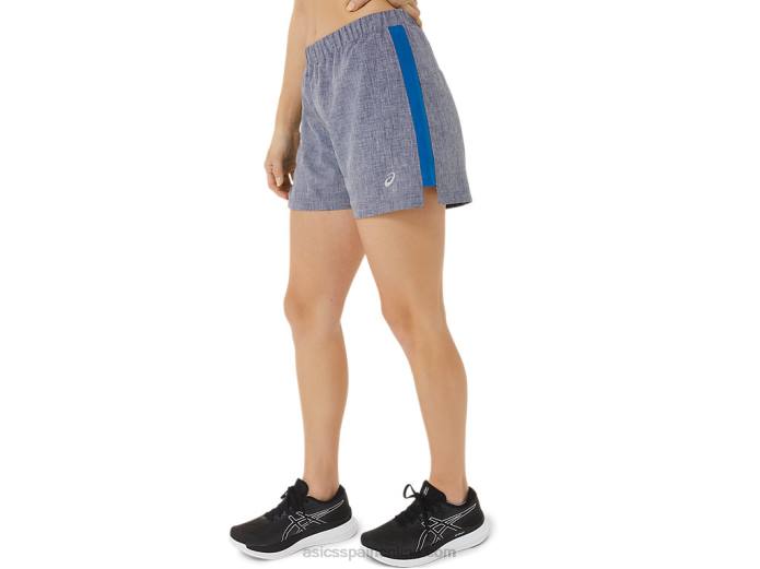 pantalones cortos de 3 pulgadas para mujer Asics 4L682947 unidad de brezo/lago